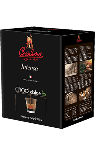 Barbera Caffe Intensa E.S.E. Pads 100 Stück