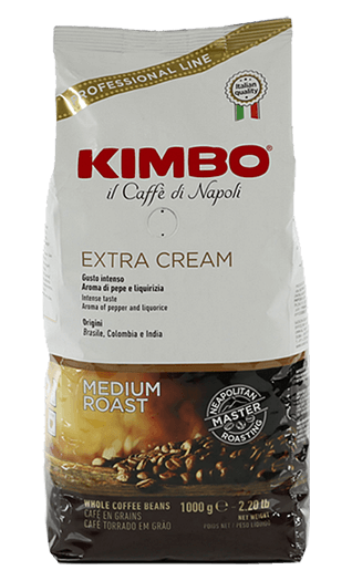 Kimbo Extra Cream 1kg Bohnen