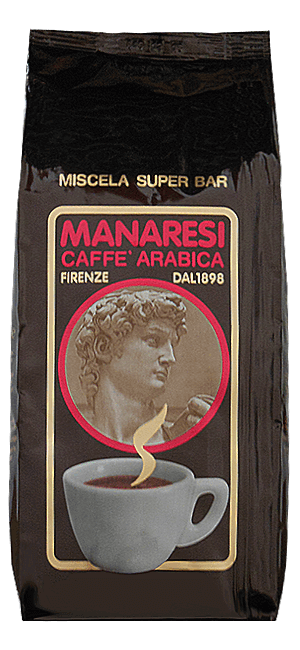 Manaresi Super Bar Brown 1kg Bohnen