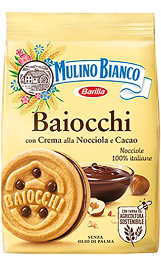 Mulino Bianco Gebäck Baiocchi Crema di Pistacchie 240g