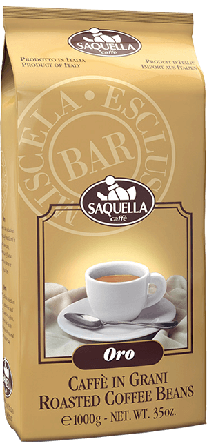 Saquella Miscela Esclusiva Oro Bar 1kg Bohnen