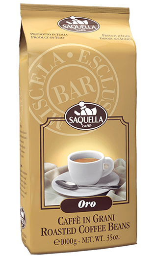 Saquella Miscela Esclusiva Oro Bar 1kg Bohnen